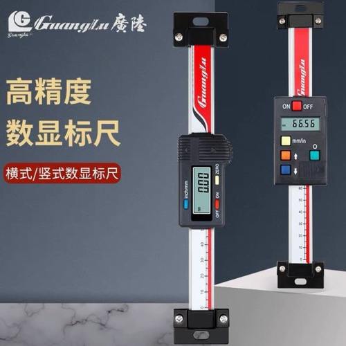 广陆数显标尺 0-100mm 150 200 300 500 600 800 1000mm