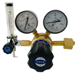 双表标准气体流量计减压阀压力表YQB 1.5L小钢瓶尾气检测 731LS