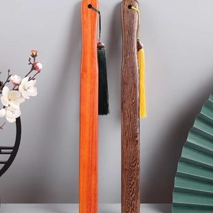 【高品】实木加厚戒尺家用教鞭打人打屁幼儿教师专用指读棒家法棍