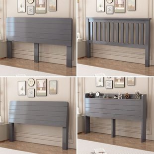 定做实木床头板榻榻米床头1米5单人床头1米8双人床头单独床头包邮