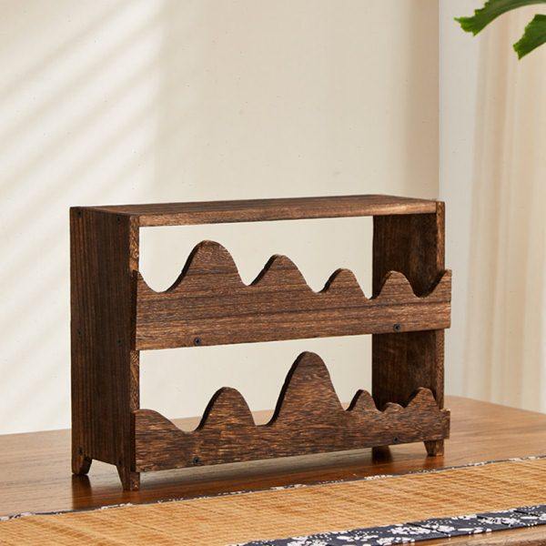 实木茶壶架桌面博古架茶杯架子茶具置物架收纳架茶室茶桌杯架中式,住宅家具,多宝格/博古架,淘宝优惠券,粉丝福利购,淘宝优惠卷