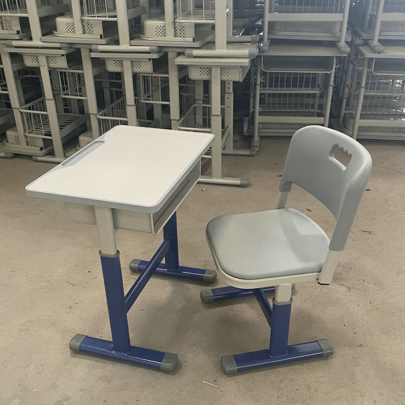 豪华升降课桌椅现代简约中小学生校用书桌一件批发培训学习写字桌