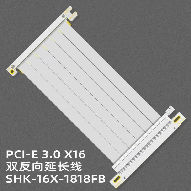 itx机箱双反向显卡延长线PCIE 3.0 16X全速无损A4 K39 K55 G5