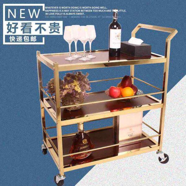 餐车酒水车餐厅酒店手推送餐车活动小推车茶水车KTV小吃点心商用