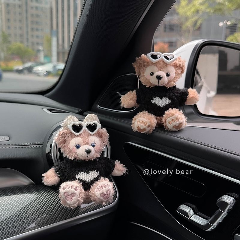 车载香薰汽车空调出风口装饰品2024新I款雪莉玫可爱摆件车内香氛