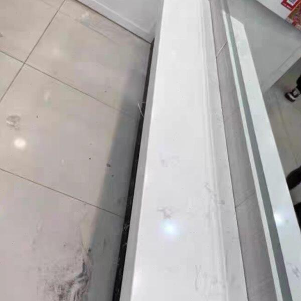 高端理发店镜台发廊专用大理石台面高端不锈钢烫染桌带柜子