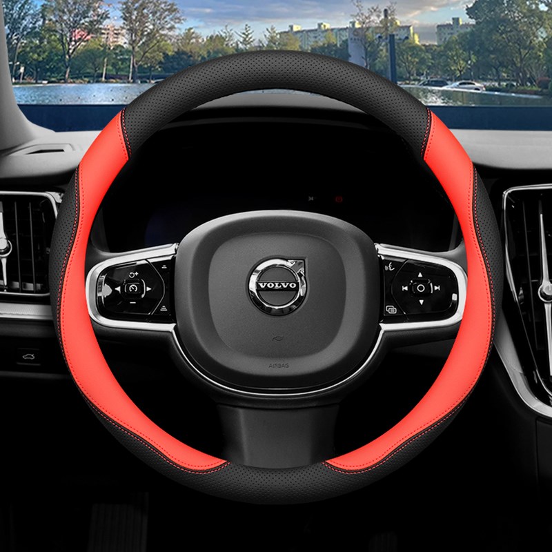 沃尔沃方向盘套XC40XC60XC90x S90S60 V40V60内饰s80l改装把套