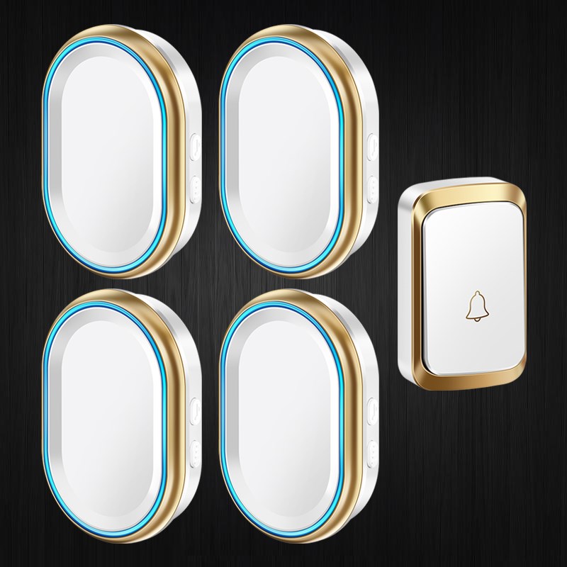 门铃无线家用智能超远距离个性创E意呼叫器一拖四遥控电子电铃