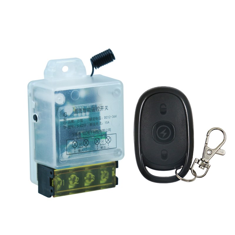 汽车led射灯无线遥控爆闪开关接线款开关线12V24V48V长条灯开关