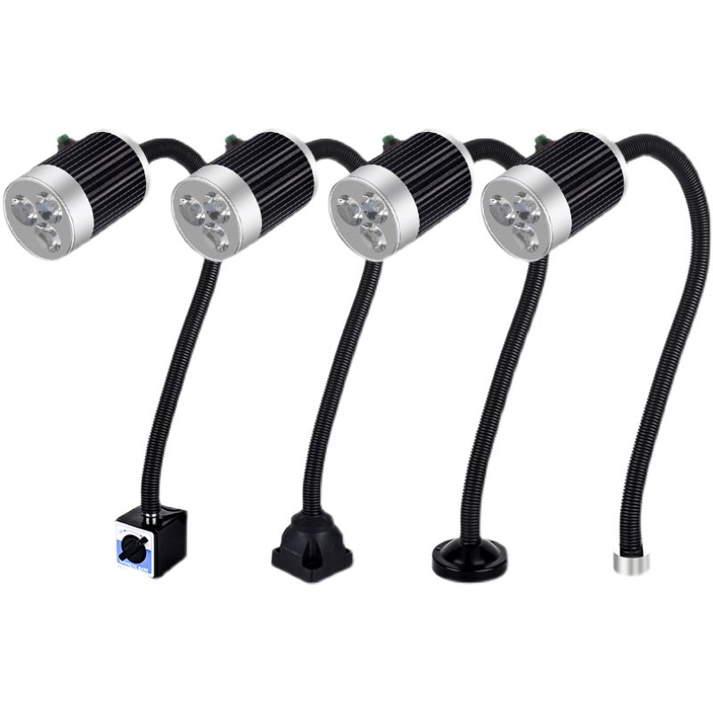 LED机床工作灯24v冲床铣床照明灯36V车床灯220V磁铁磁性工业台灯