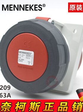 原装德国MESNNEKES曼奈柯斯防水暗装斜插座TYP：209三相五芯63A