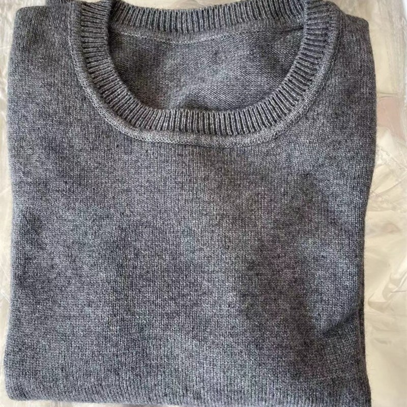 量身定做山羊绒衫男女款式貂绒衫加肥加大码批量来图来料加工毛衣