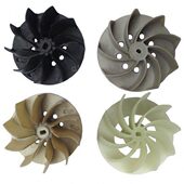 锂电充电式 吹风机除尘器用风叶扇叶涡轮扇叶鼓风机涡轮风叶风扇