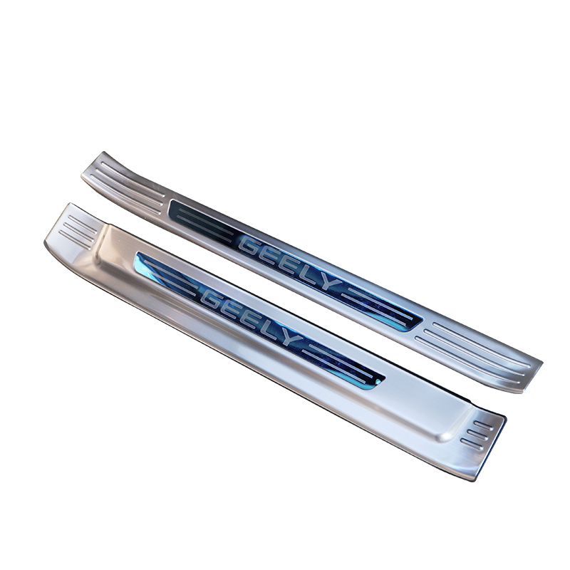 适用于22款丰田RAV4荣u放不锈钢门槛条汽车迎宾踏板后备箱后护板