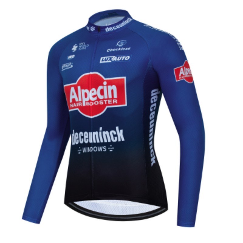 环法自行车公路车春m夏薄款男长袖骑行服上衣排汗透气速干单车服