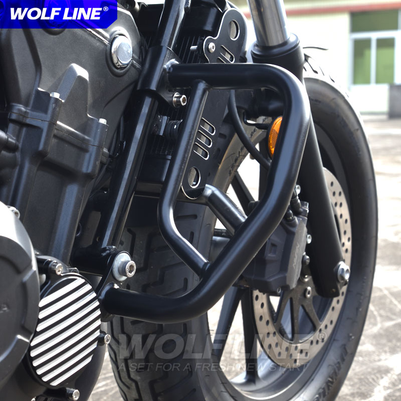 适用20-22款本田CM300不锈钢护杠CM500改装配件防摔防撞保险杠CMX