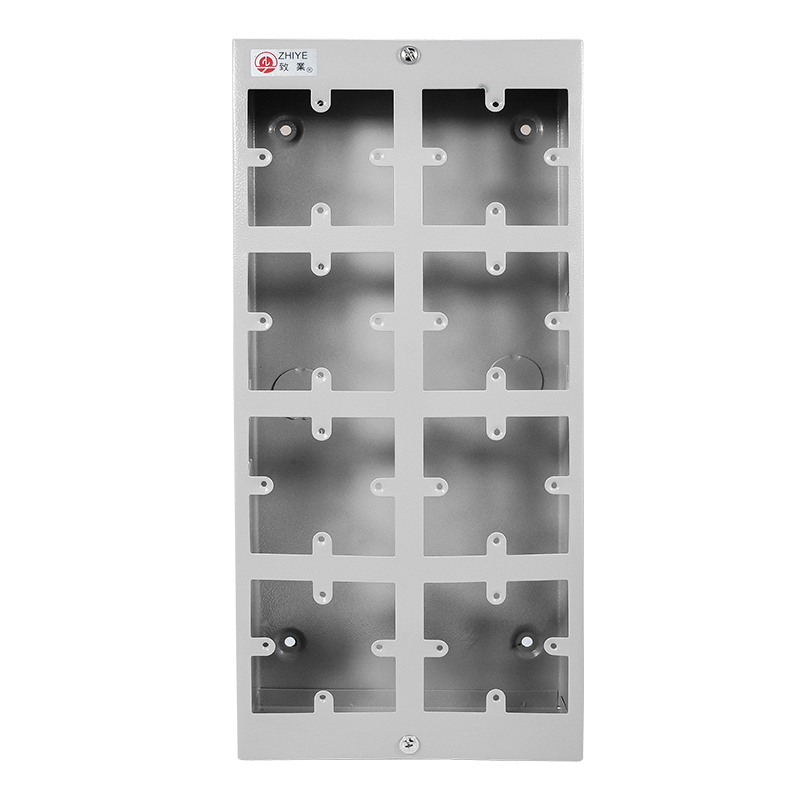致业明制箱86型面板开关插座配电控制铁箱2 4 6 8 10位12位布线盒