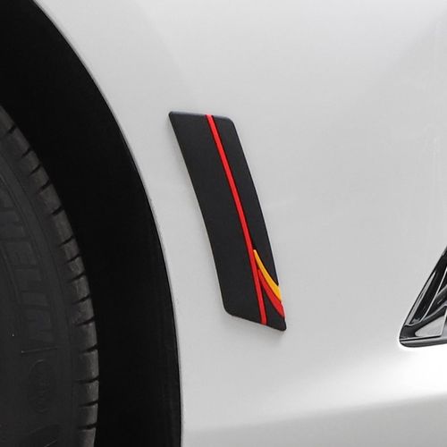 汽车棱角轮眉沿防撞条装饰加厚防刮擦遮挡画痕贴可折叠保险杠腰线