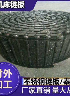 供应机床排屑机链条链板37.15节距输送链板机床排屑器