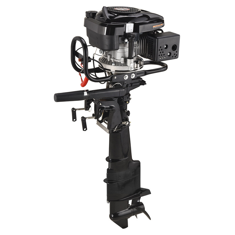 隆鑫动力船外机推进器四冲程6.5马力冲锋舟橡皮艇充气船挂机马达
