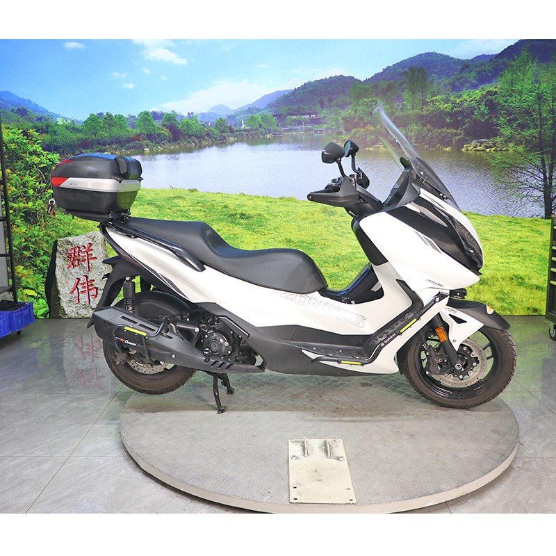 适用升仕350E后货架尾箱架碳钢板式F加厚尾翼铝箱支架保留扶手改