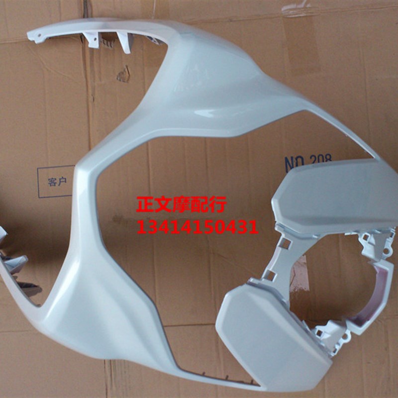 适用迅猛小兽VN100 HJ100T-6/6A前下护罩前围X鱼嘴前咀护罩