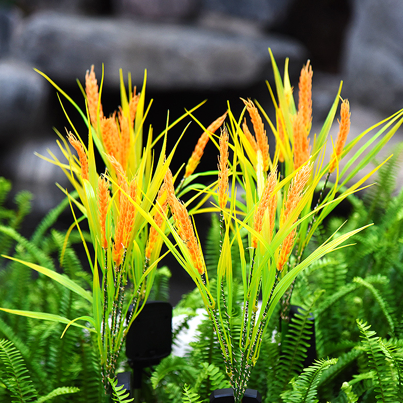 太阳能灯户外庭院麦穗花园v别墅顶楼阳台装饰布置创意插地面草坪