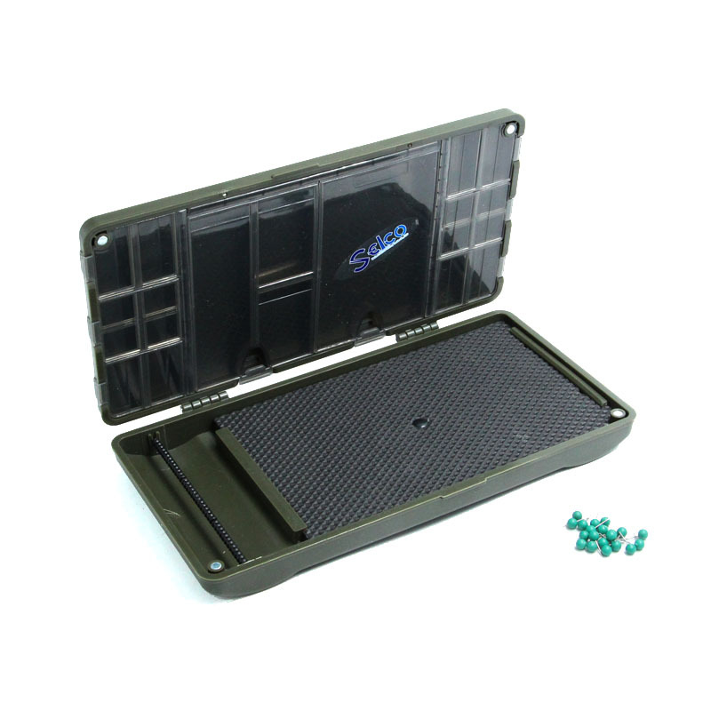 赛高新品钓鱼配件盒 仕挂盒子线盒 鲤鱼钓鱼钩收纳磁铁开关塑料盒