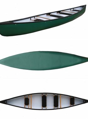 独木舟 canoe三座四座 皮划艇  滚塑船休闲4人皮划艇