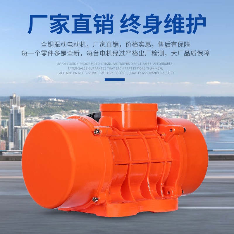 工业振动电机380v三相异步MV60/100/2F00/300/500/3震动下料振动