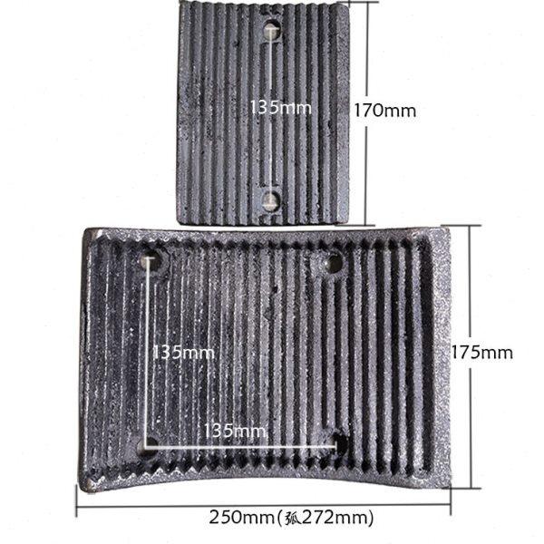 37-2型北流粉碎机牙板博白37型统糠机衬板打粉机丰喜加硬耐磨齿板,机械设备,粉碎机,淘宝优惠券,粉丝福利购,淘宝优惠卷