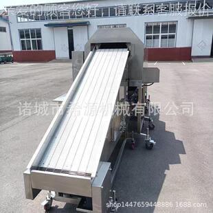 锅包MAM肉筒式上粉 全自盐酥鸡块裹粉设备 滚鱼块动裹粉机机