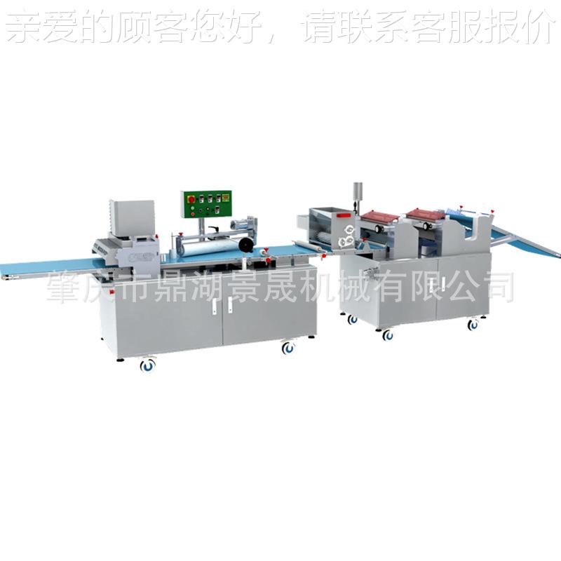 金工厂作自动产酥饼生 产线葱油饼生687 线食定品制机械