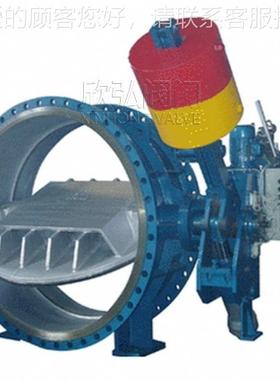 KD741X重锤蝶保压阀 凸耳 双向压167 法 兰心三偏 阀门