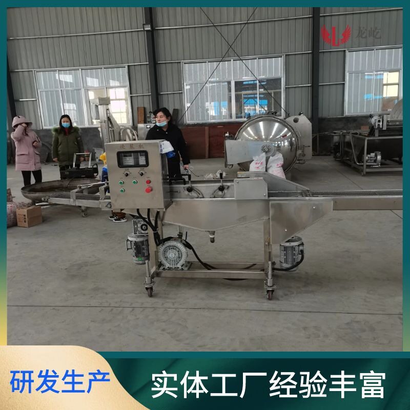 全自动黄金带鱼裹糠机 小型鱼排挂浆机 400型上浆上糠机价格优惠