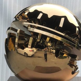 现代北欧几何建筑球雕塑摆件装饰家居酒店客厅售楼部展示厅高级感