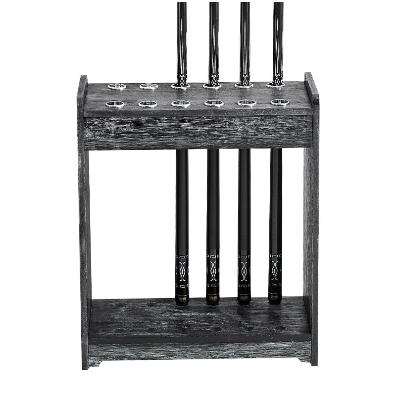 台球球杆架桌球杆架 球杆放置架台球杆柜靠杆器 实木X落地式台球