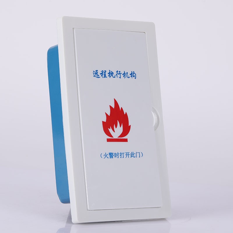 远控钢丝绳排烟j口拉线执行器面板常闭正压送风口防火远程控制机