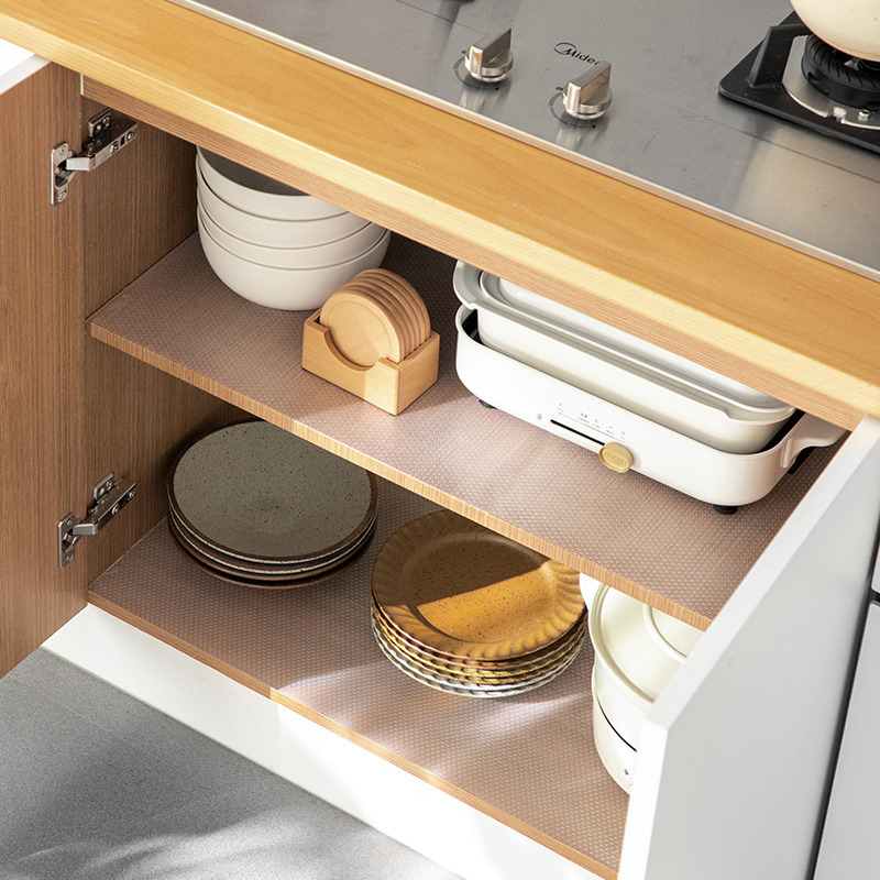 懒角落 防潮垫抽屉垫鞋柜衣柜纸垫橱柜垫子防油防水S厨房贴纸6364