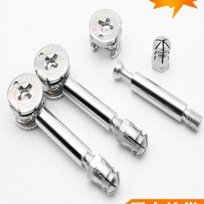 加厚不锈钢偏心轮三合一连接件衣柜橱柜抽屉连接螺丝家具板式配件,基础建材,家具连接件,淘宝优惠券,粉丝福利购,淘宝优惠卷