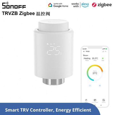 SONOFF TRVZB Zigbee温控阀智能供暖防冻Alexa ZHA Zigbee2mqtt