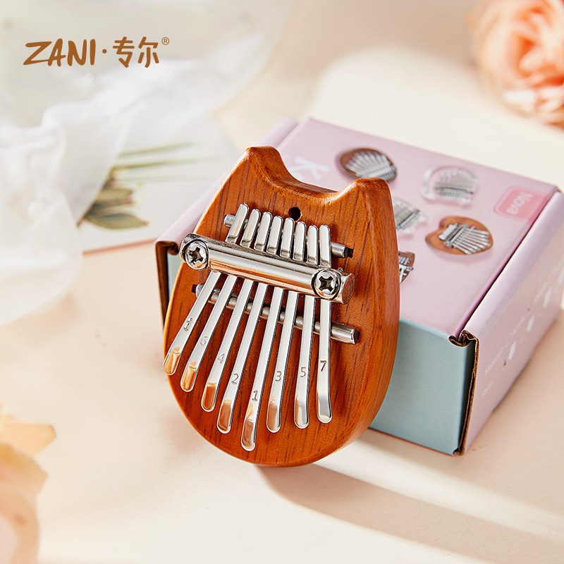 8音水晶透明拇指琴迷你卡林t巴琴手指琴水晶kalimba拇指钢琴小乐