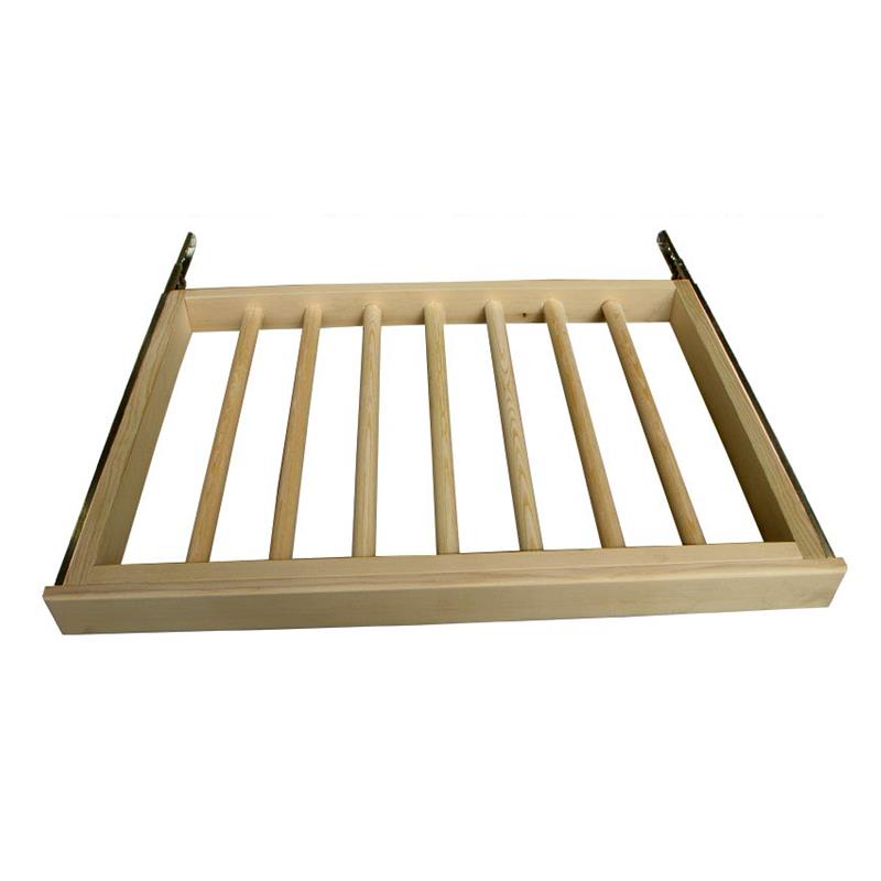 香樟木裤架抽屉衣柜挂衣杆裤架杆实木伸缩挂裤方格子木质厨柜夹子