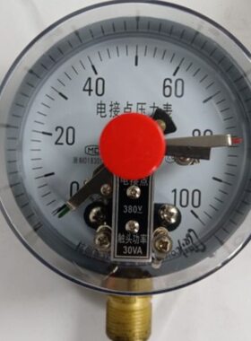 YXC100榨油机高压磁助电接点压力表 0-100mpa电级点杭州东亚30VA