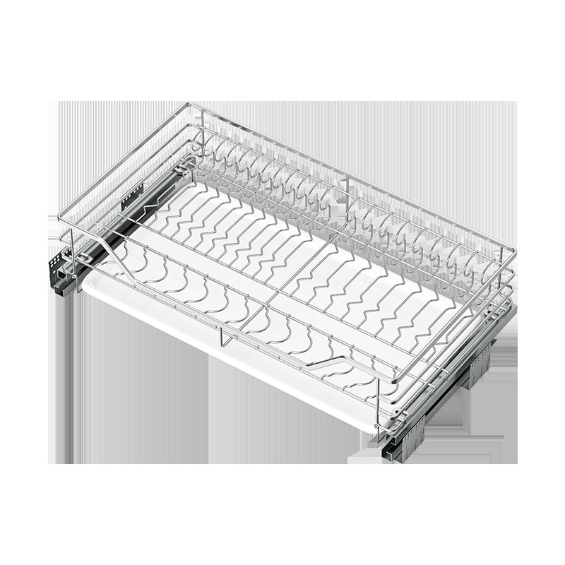 浅柜拉篮350f 400深550橱柜450小拉篮650碗蓝抽屉式304不锈钢800
