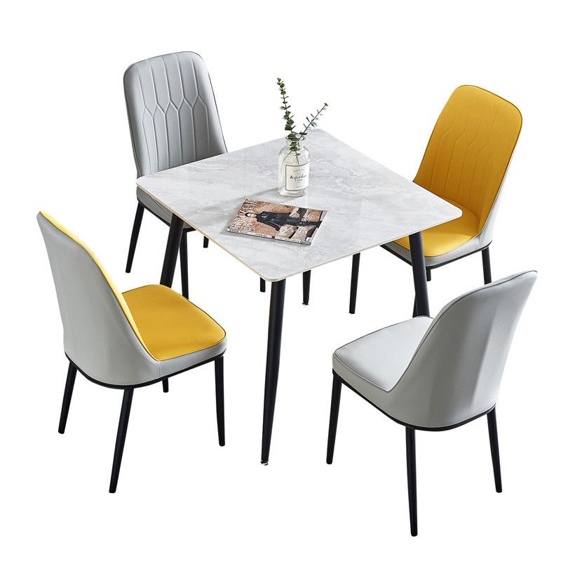 商务接待桌简约哑光加厚饭桌桌B子快餐方桌桌面面板正方形小户型