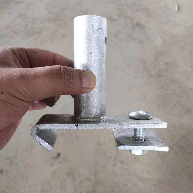 工字钢定位桩悬挑钢管外架预埋件滑套滑扣移动带螺丝活动底座卡扣