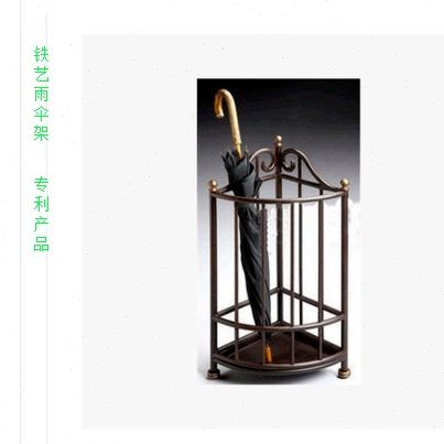 铁艺雨伞架 家用门厅方形收纳雨伞桶 落地式放伞桶 复古创意
