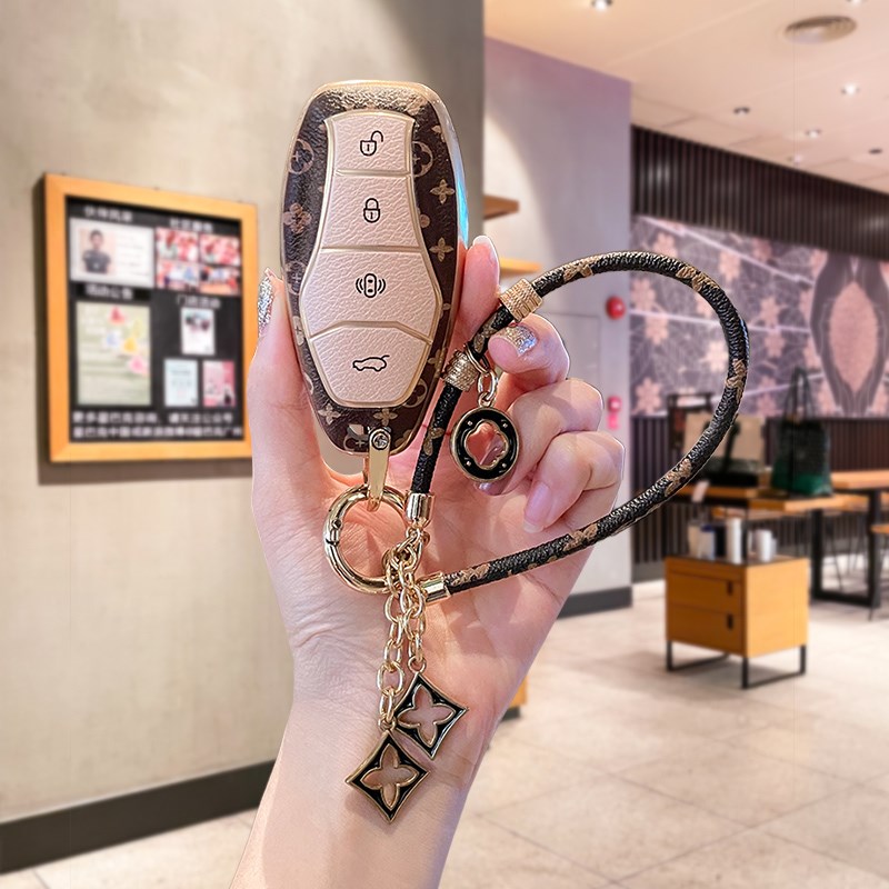 2025款红旗hhs5钥匙套h5扣h9女h6新hs7经典款h7高档hq9壳eqm5汽车