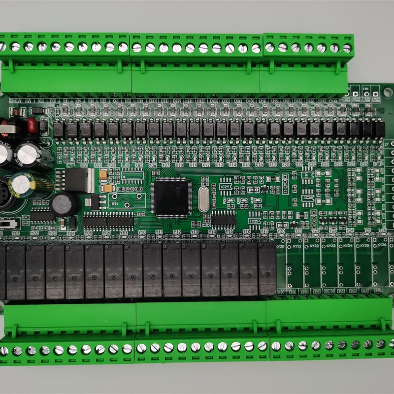 国产PLC工控板 可编程控制t器 2N 1N 40 44 48MR (B)